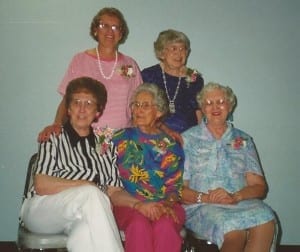 Back Margie on Left Youngest Sister, MaryAnn on rightFront - Clara, Oldest - Francis, 2nd Oldest - Marie 3rd Oldest
