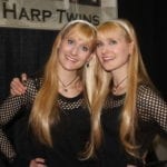 The Harp Twins Performing at Heroes and Villains – Walker Stalker Fan Fest in Rosemont, IL.