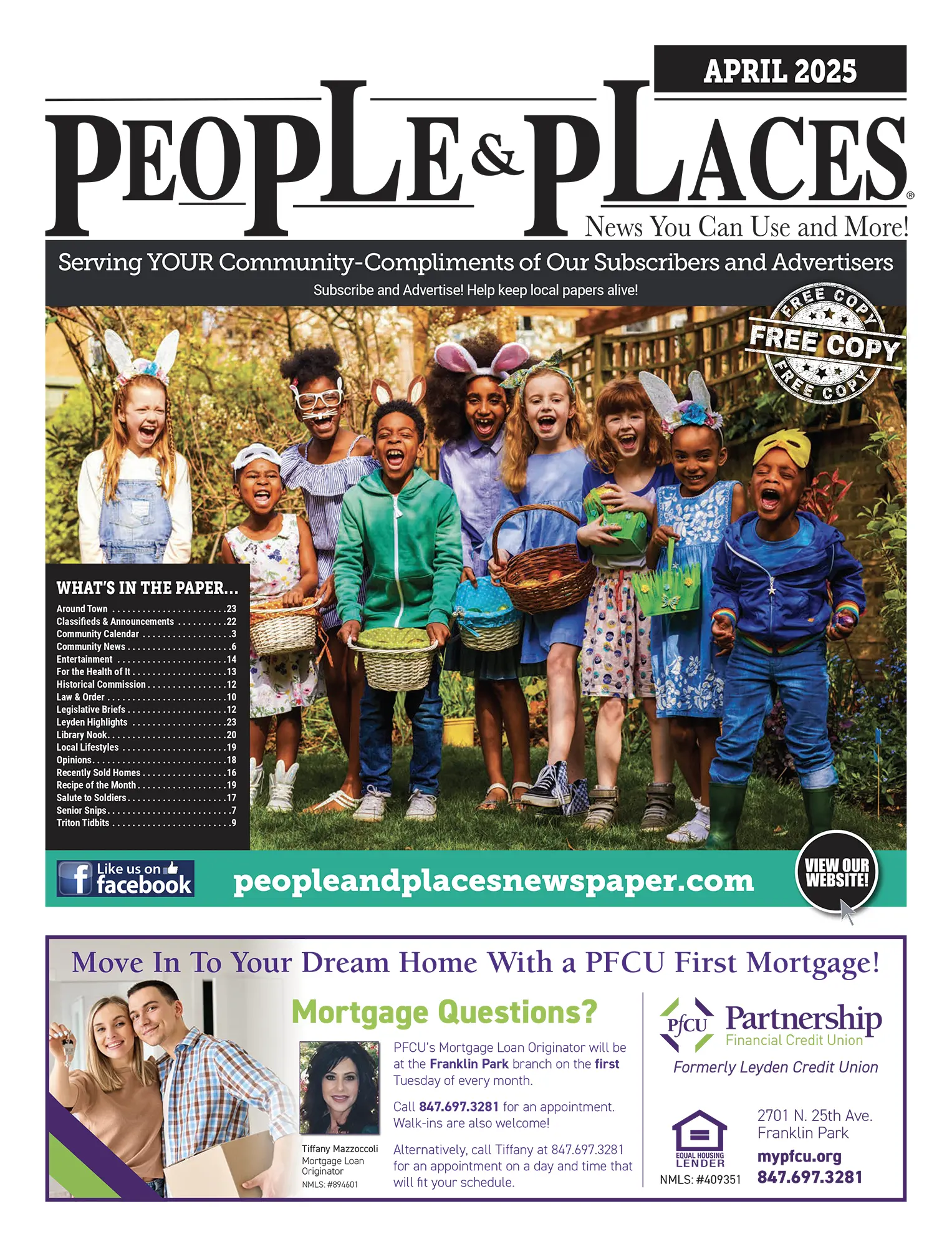 April 2025 People and Places Newspaper
