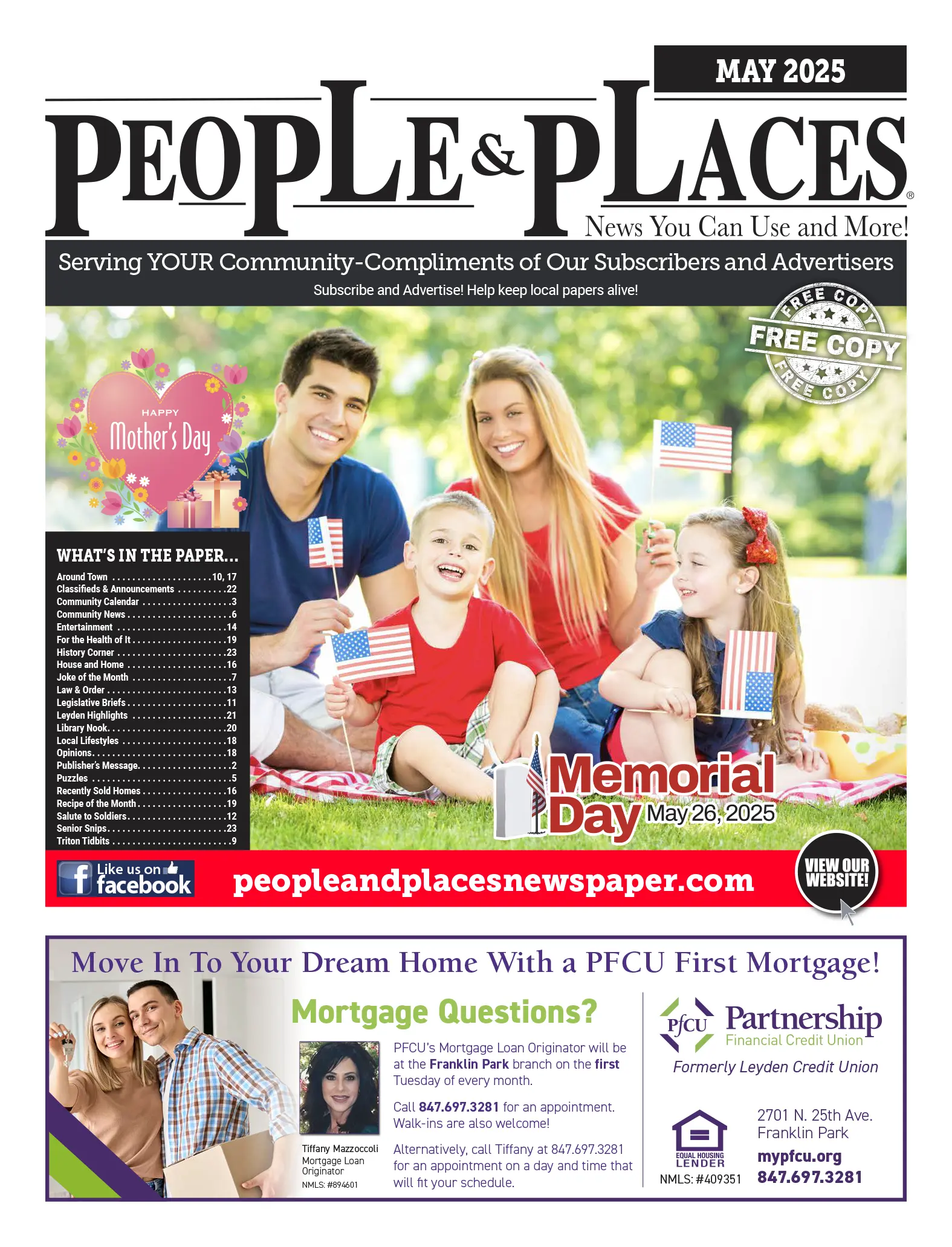 May 2025 People and Places Newspaper