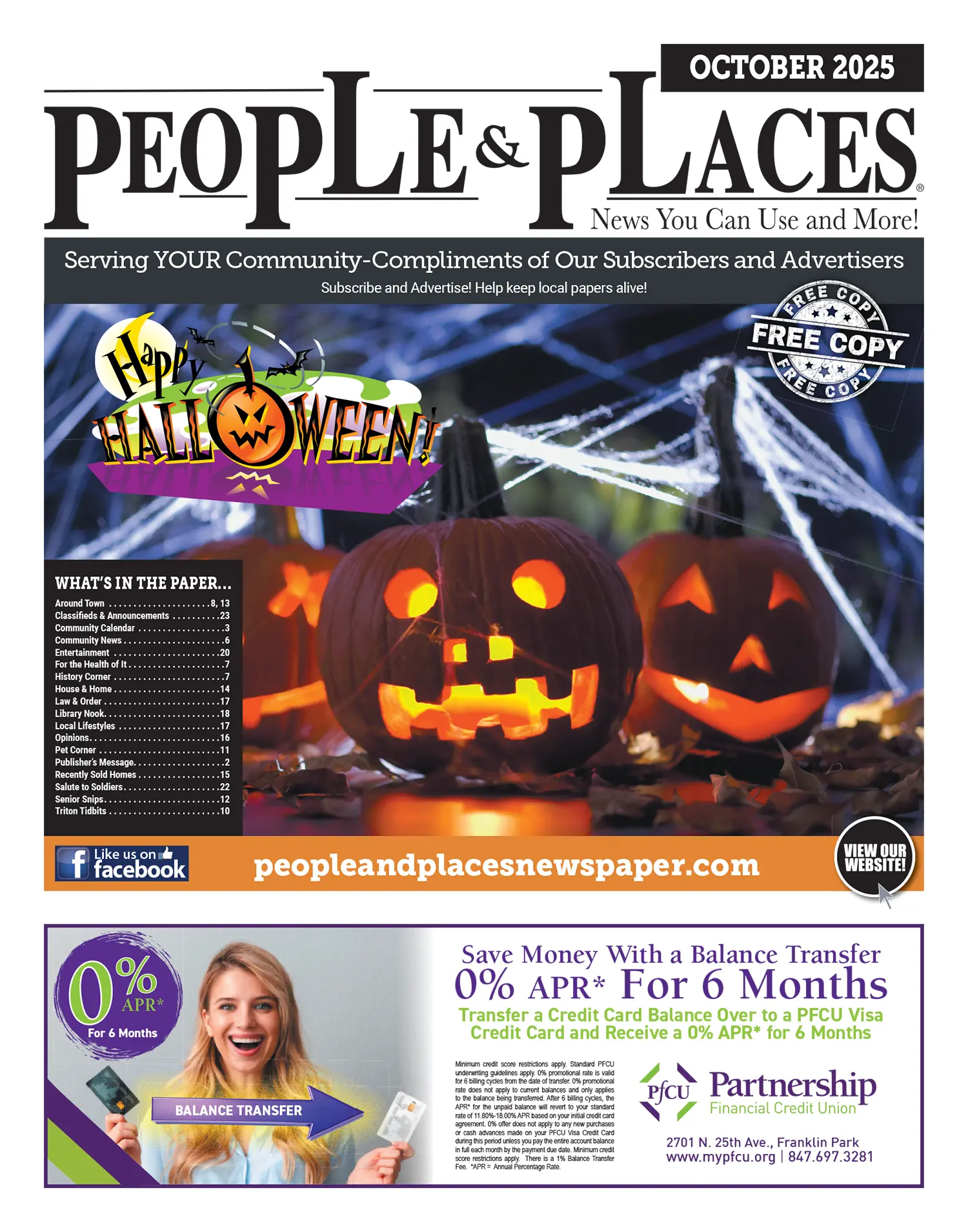 October 2025 People & Places Newspaper