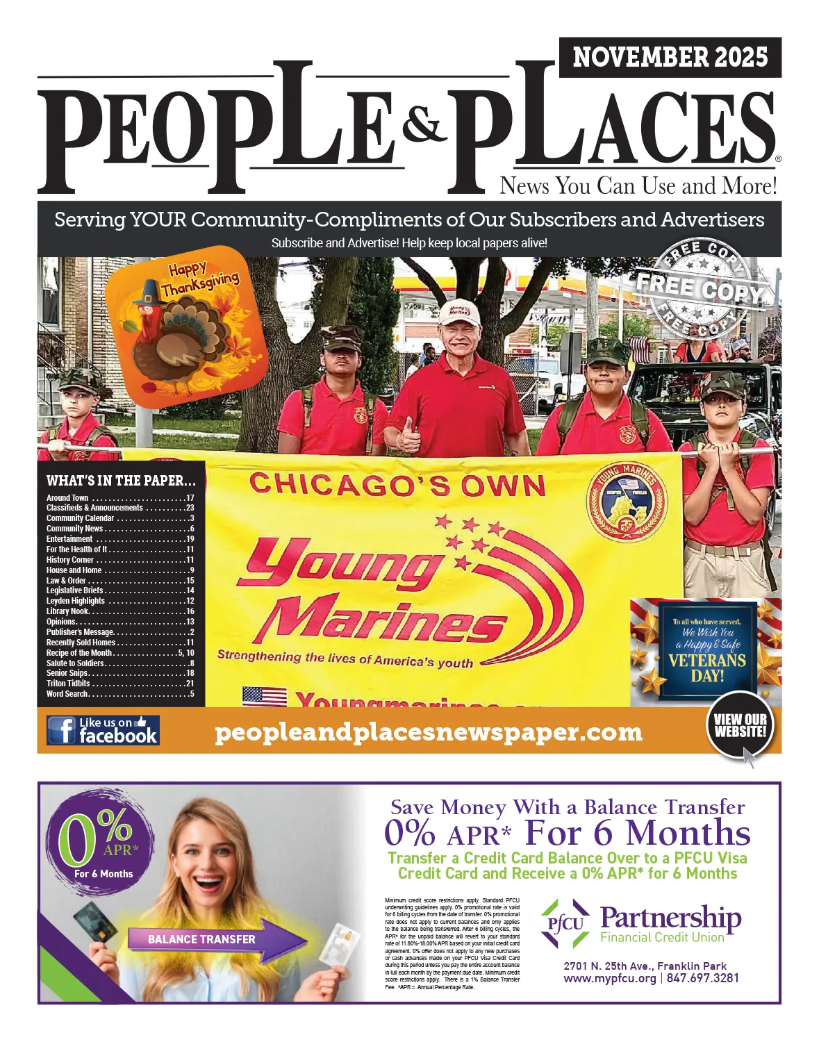November 2025 People & Places Newspaper