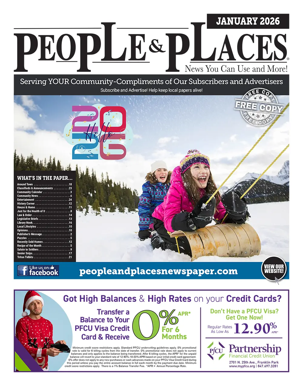 January 2026 People and Places Newspaper