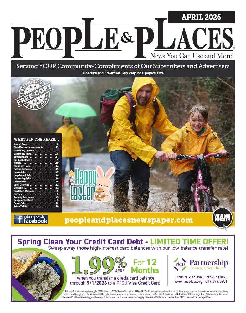 April 2026 People and Places Newspaper