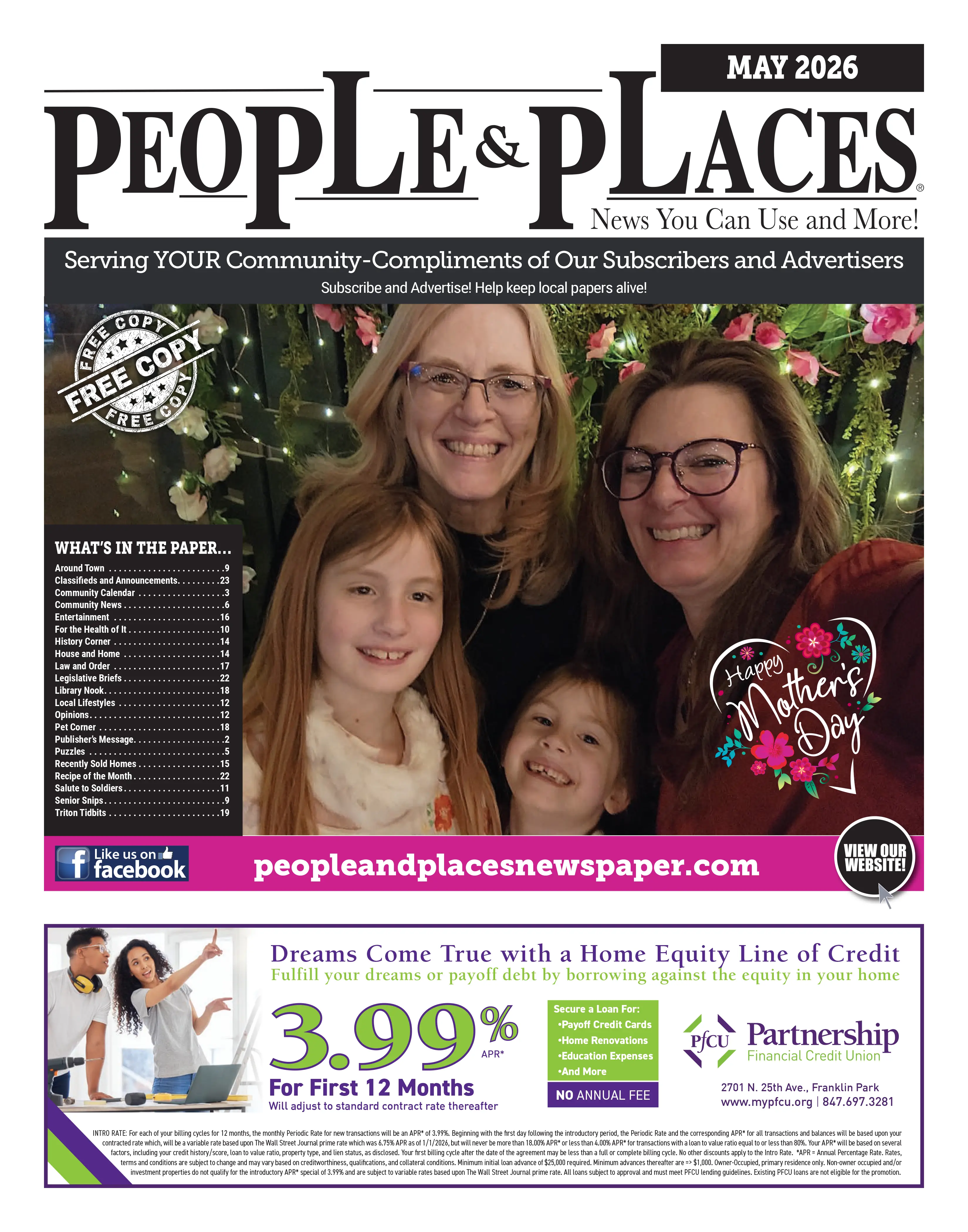 May 2026 People and Places Newspaper