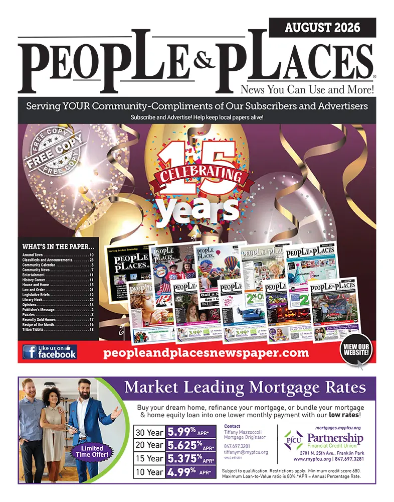 August 2026 People and Places Newspaper